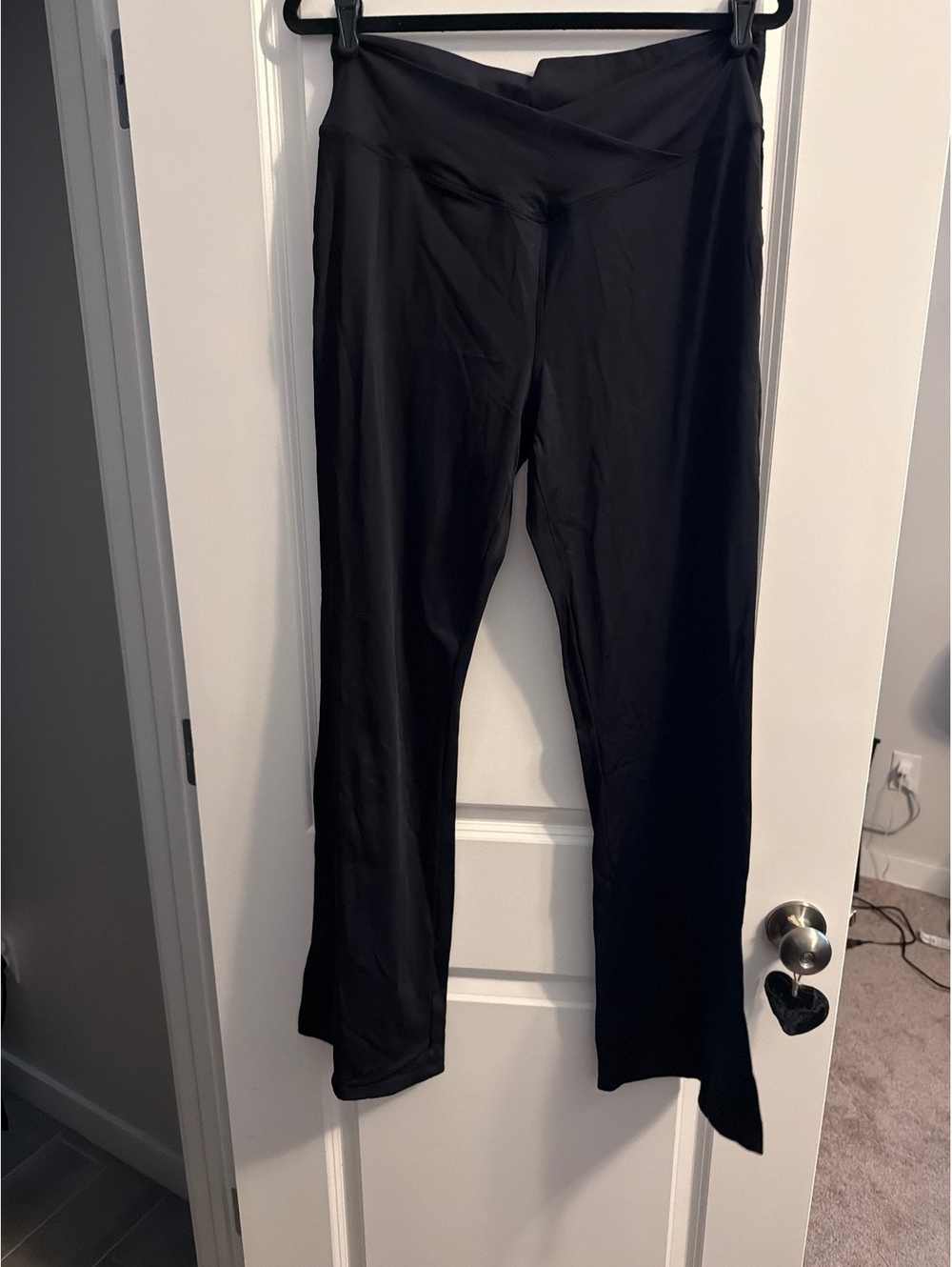 Halara cloudful black flared leggings